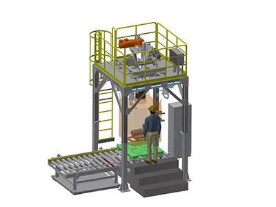 负极垂直螺旋吨包装